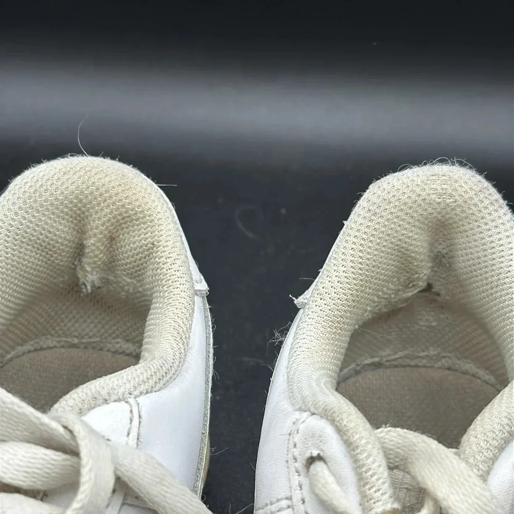 kids white Nike Air Force 1 sneakers size 3.5y